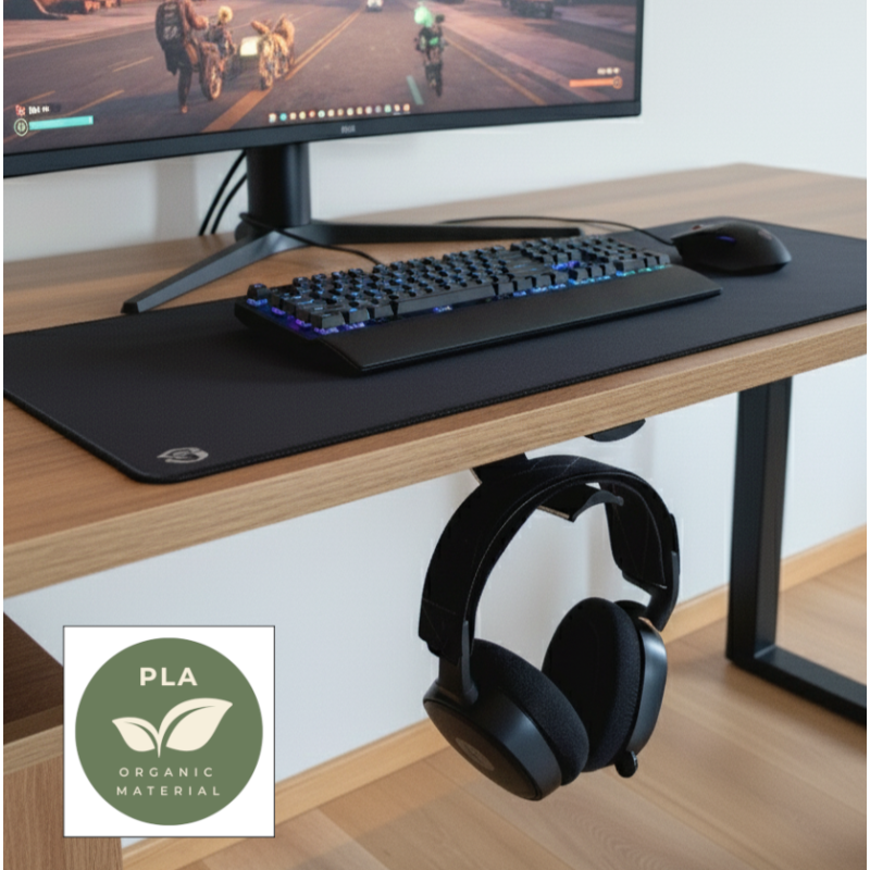 Kuulokekoukku pöydän alle