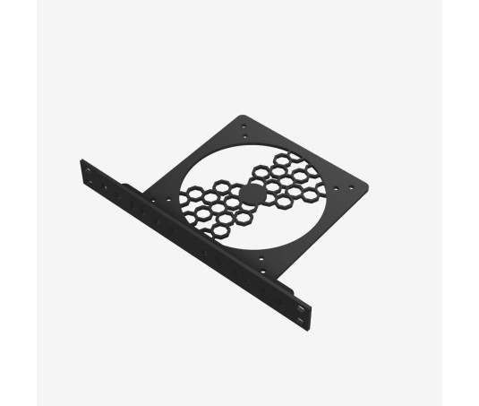 10" räkin tuuletinteline 120–140 mm tuulettimille