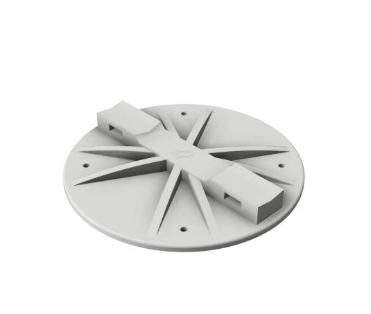 Putkikiinnike Unifi U6 Pro WiFi AP:lle