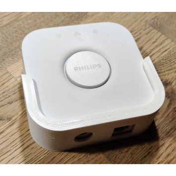 Seinäkiinnike Philips Hue Bridge 2:lle