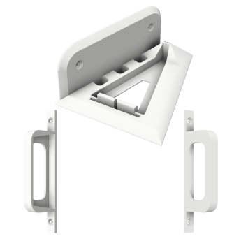 Starlink-routerin Gen.1 + virtalähteen seinäkiinnike